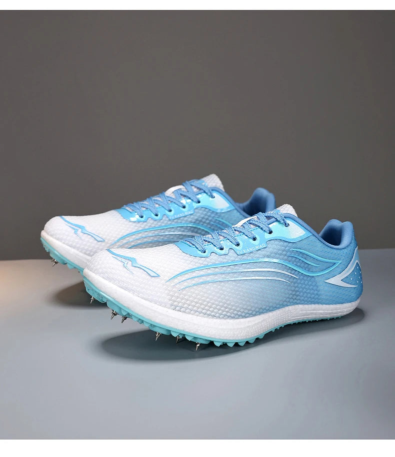 High Quality Men Women Track and Field Shoes Youth Anti Slip Sneakers Outdoor Professional Jumping Runn Shoes Student Trainers