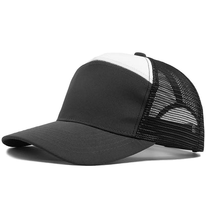 Casquette de baseball 7 panneaux d'été, casquettes en maille tendance hip-hop pour hommes, casquette de camionneur, visière, casquette à visière rigide, casquette snapback, pour femmes, unisexe, nouvelle marque tendance
