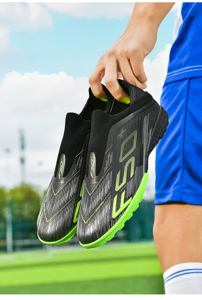 New Men's Football Boots Turf Comfortable Cleats Futsal Non Slip Soccer Shoes Sport Ultralight Fg Grass Indoor Adult Non-Slip