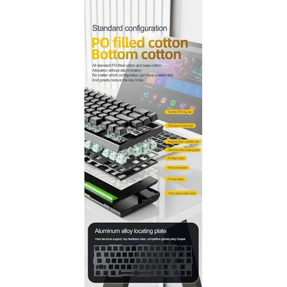 Attack Shark X68 HE Gaming Keyboard - Magnetic Mechanical, 0.01ms Rapid Trigger, 8000Hz Polling, Wired, 128K Ultra-Long Life
