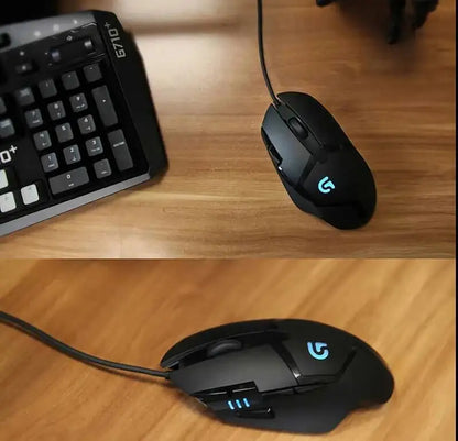 Logitech G402 Gaming Mouse Fusion Engine Tech 4 DPI Settings 32-Bit Processor Anti-Slip for Professional Competitive Gaming