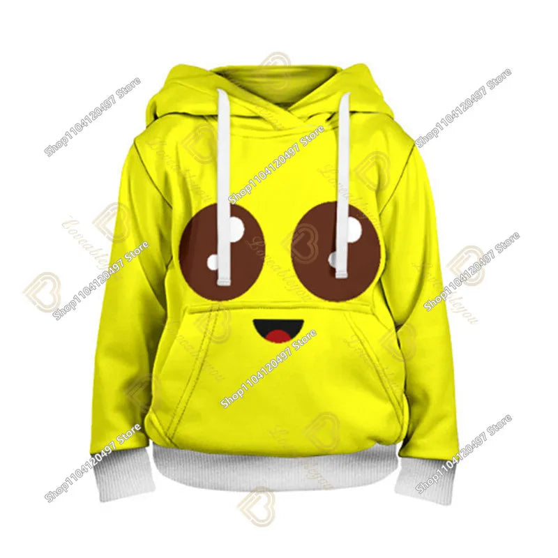 2-14Y Fortnite-sweatshirt voor kinderen met print, hoodie-sweatshirts voor jongens en meisjes, modieus Harajuku-jack, kinderkleding, games-cosplaykostuum