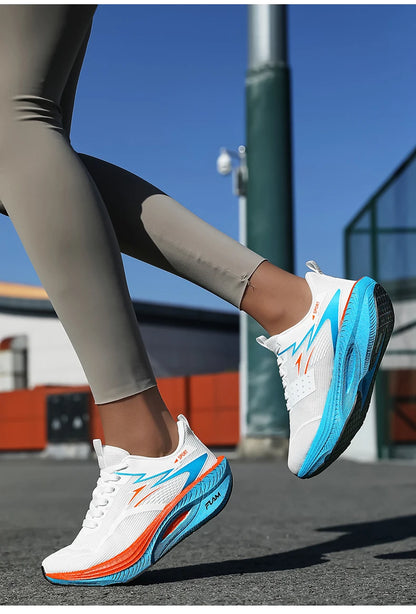 Scarpe sportive da running da uomo per maratona, con cuscino d’aria, traspiranti, leggere e confortevoli, sneakers atletiche outdoor da donna per jogging e tenis