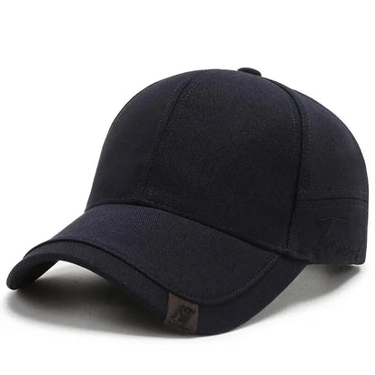 Hat Men's Tide Sunshade Cap Korean Men's Sun Hat Black Ins Tide Simple Casual And Versatile Baseball Cap
