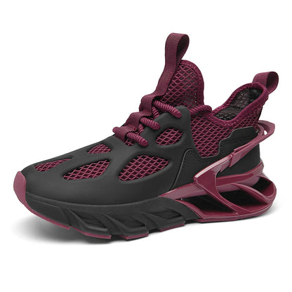 Men's Sports Shoes New Mesh Breathable Outdoor High Elasticity Running Shoes Fashionable Summer Comfortable Sports Tennis Shoes