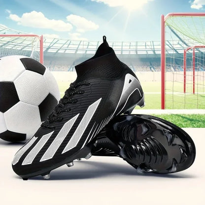 New Men's Football Boots Adult Soccer Field Shoes Teenager Sports Cleats Outdoor Grass Training Boots High-Quality Sneakers