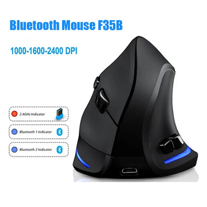 Lefon F33/F26C/F35B Trackball Mouse/Bluetooth Ergonomic Mouse 2.4G Wireless Rechargeable Rollerball Mice for PC Office Drawing