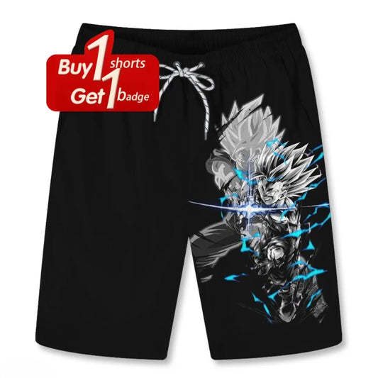 Men's Dragon Ball Goku Printed Sport Shorts Man Summer Five-Point Pants Women Casual Gym Quick-drying Beach Pant Y2k Clothes