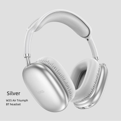 HOCO W35 Air Over-ear Bluetooth Headphones Wireless Sports headset Suport TF card AUX mode Stereo Smart Gaming Student Earphones