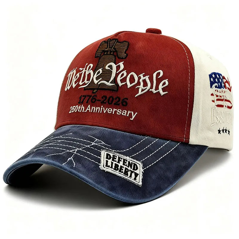 ABLECAP 2026 New Embroidered Baseball Caps For Patriotic USA 250th Anniversary Hat 1776-2026 Male Female Adult New Year Gift