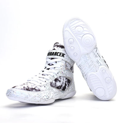 2026 New Arrival Boxing Sport Shoe Youth Wearable Wrestling Shoes Men Indoor Men Fighting Shoes Non-Slip Men Boxing Sneakers