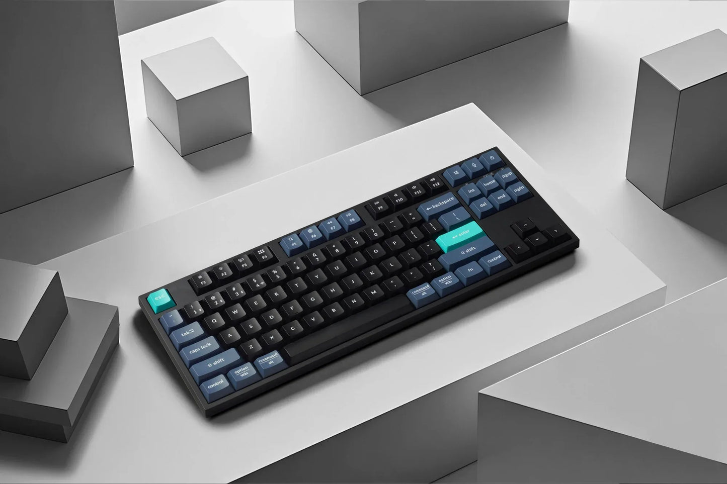 Keychron B33 Wireless Keyboard 80% TKL Layout Scissor Mechanism Switch Silent Typing 2.4G and Bluetooth Connection