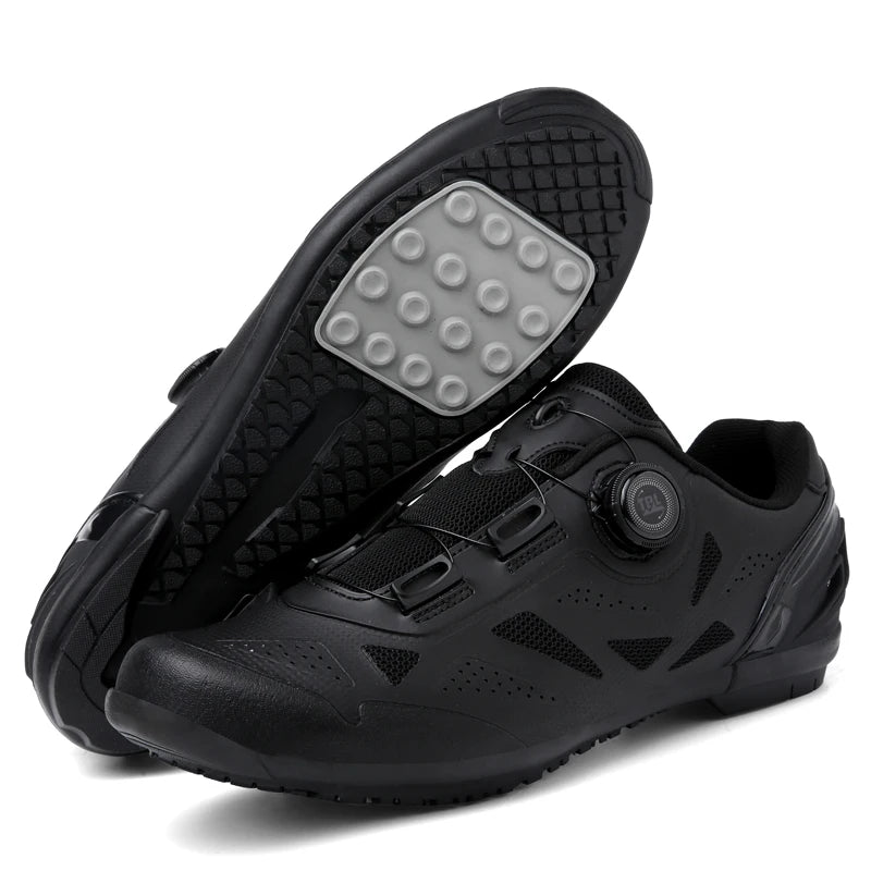 2026 New Men's Non - Slip Breathable Lock - Type Mountain Bike Cycling Shoes Durable Adjustable Outdoor Sports Footwear