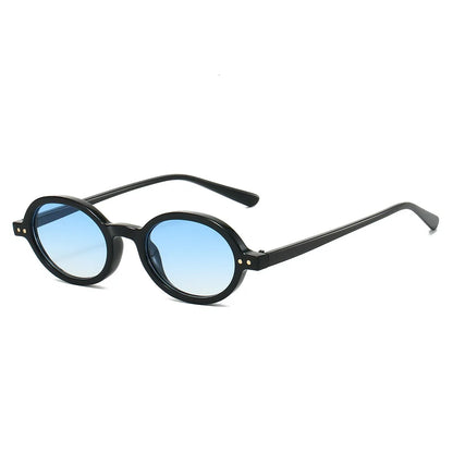2026 Retro Small Round Frame Eyewear | Double Gold Rivet Accent | High-End Styling Sunglasses