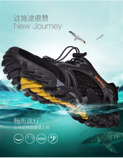 Breathable Outdoor Hiking Shoes Sports Wading Shoes Fishing Men's Shoes Summer Casual Sandals Comfortable and Breathable