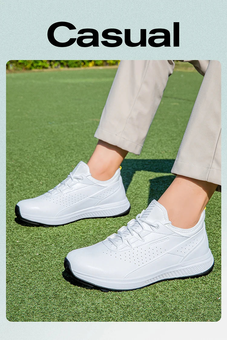 Golf Sports Shoes Men Waterproof high-Quality Leather Golf Competition Sports Shoes Formal Shoes Golf Course Men Training Shoes