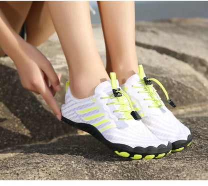 Men Women Water Shoes Aqua Shoes Drainage Beach Sports Swim Sandals Quick Dry Boating Barefoot Diving Fishing Surfing Sneakers