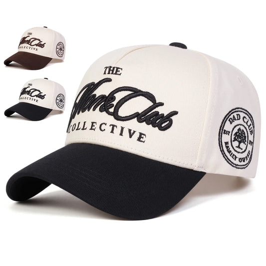 Unisex THE MARE CLUB COLLECTIVE Embroidery Baseball Caps Spring Autumn Outdoor Adjustable Casual Hats Sunscreen Hat Sports Cap