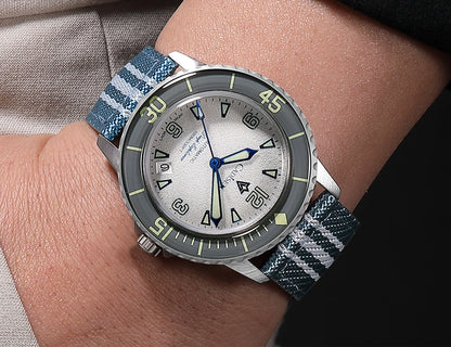 CADISEN Deep Explorer MIYOTA 8215 Automatic Mechanical Watch Man Canvas Strap Wristwatch Luxury Luminous Waterproof Watches