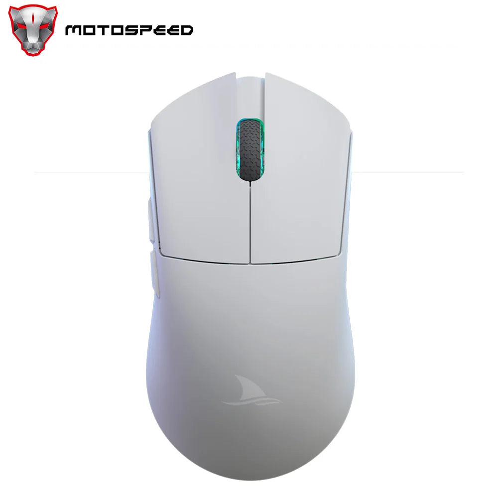Motospeed Darmoshark M3 V2 Double 8K Gaming Mouse Bluetooth Wireless 26K DPI PAW3395 Sensor Macro Game Mouse For Laptop PC