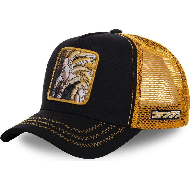 High Quality Dragon Ball Styles Anime Son Goku Cotton New Baseball Cap Men Women Hip Hop Dad Adjustable Mesh Hat Trucker Hat