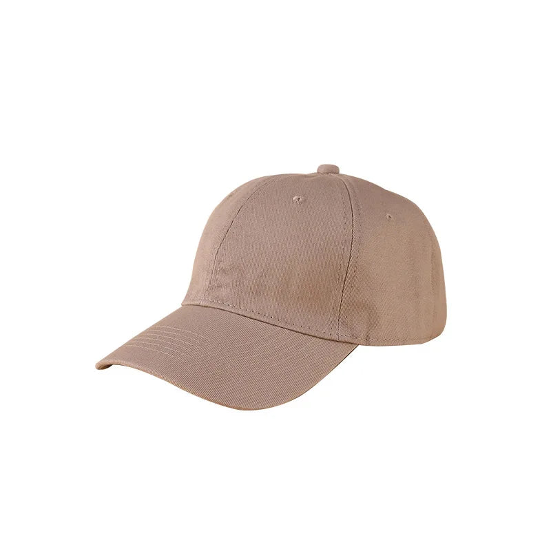 Custom Logo Cotton Soft Top Baseball Cap For Women Men Classics Simple Adjustable Dad Hat Outdoor Sport Dad Hats Wholesale