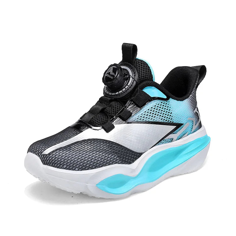 Kinder-Sneaker, modisch, mit dicker, weicher Sohle, Dämpfung, elastisch, lässig und bequem – neue leichte Mesh-Tennisschuhe und Jogging-Schuhe