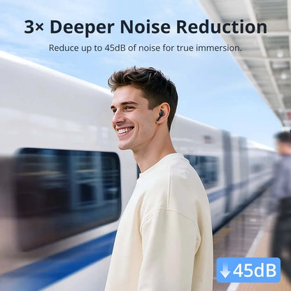 Tronsmart Sounfii NC 2 Earphones Bluetooth Wireless Hybrid ANC Earbuds with Hi-Res Audio, 40H Playtime, 2026 NEW CHOICE