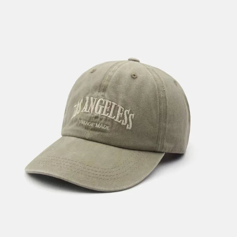 Washed cotton mesh breathable baseball cap made old light board caps men and women tide spring and summer hat women