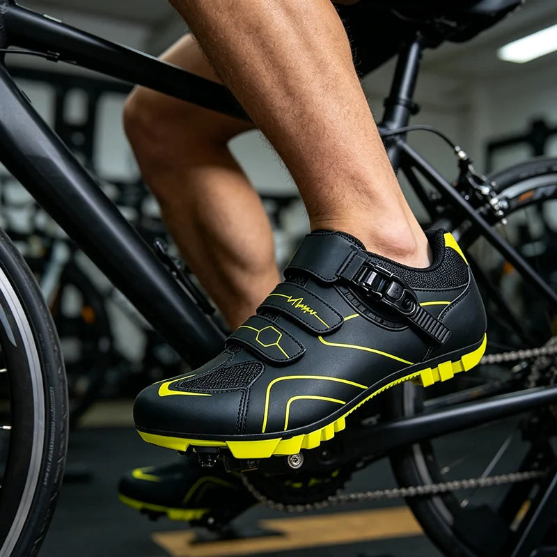 Men's Road Bike Cycling Shoes Women's Cycling Sports Shoes Compatible With SPD & Look Delta Cleats Outdoor Mountain Bike Cycling Shoes