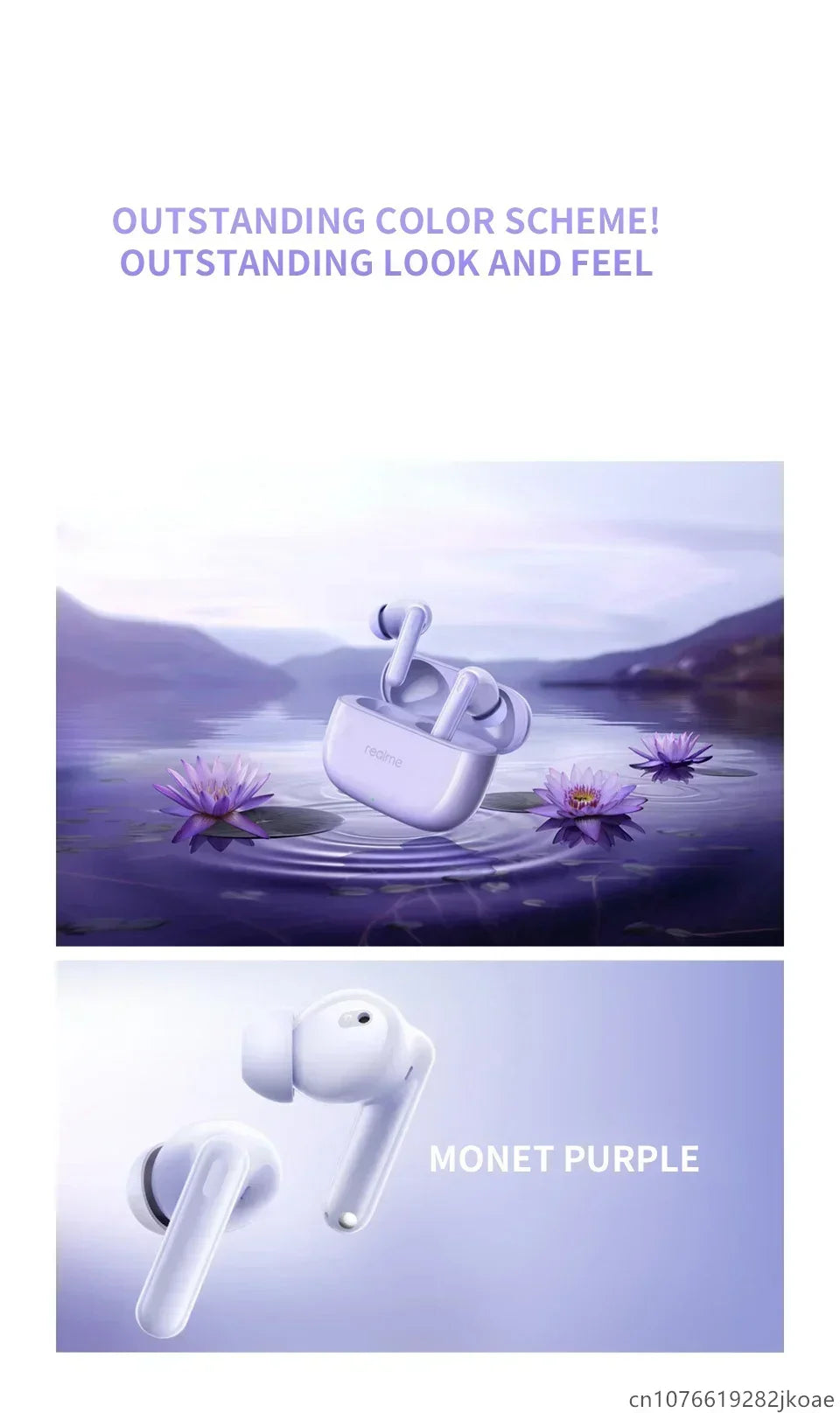 realme Buds T310 Earphones 46dB Active Noise Cancelling HiFi Wireless Headphones Bluetooth 5.4 Game Music Headset Long Standby