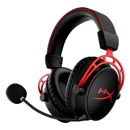 Original HyperX Cloud Alpha Wireless Gaming Headsets Detachable Mic Dual Chamber Drivers On-Earcup Controls 300hr Playtime