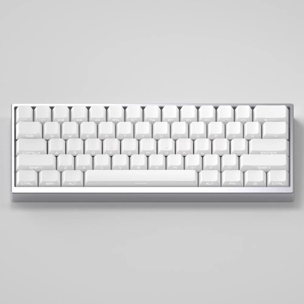 Black Side Engraved Translucent Keycap PBT 130 Key OEM Keyboard Keychain Compatible with 61/75/87/104/108 Mechanical Keyboards