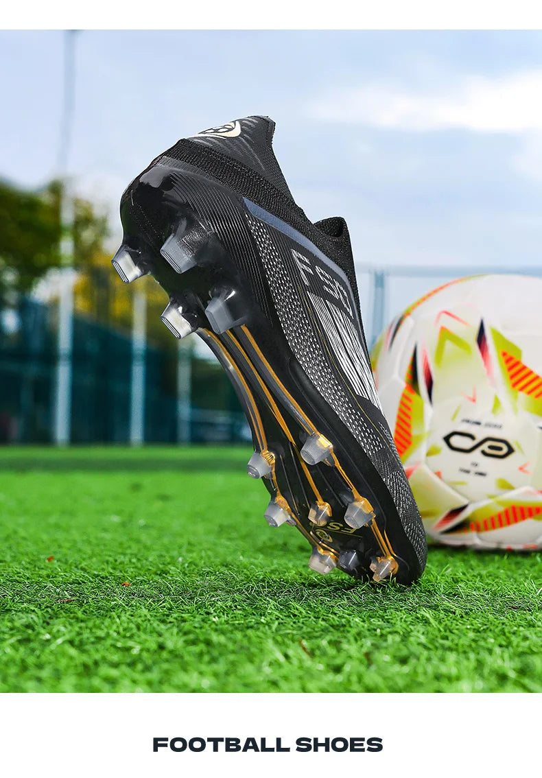 New Men's Football Boots Turf Comfortable Soccer Shoes Sport FG Grass Cleats Futsal Non-Slip Outdoor Adult Ultralight Non-Slip