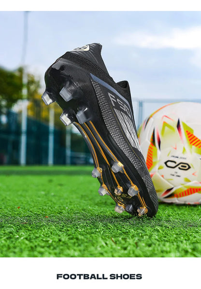 New Men's Football Boots Turf Comfortable Soccer Shoes Sport FG Grass Cleats Futsal Non-Slip Outdoor Adult Ultralight Non-Slip