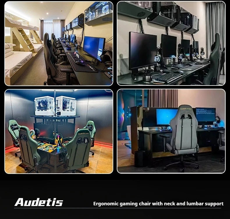 Office Ergonomic Gaming Chairs Desk Gamer Computer Comfortable Chaises Vanity Chair Technology Fabric Sillas Gamer Home Bedroom