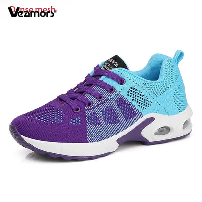 Women Running Shoes Breathable Casual Sneakers Lightweight Gym Outdoor Sport Comfortable