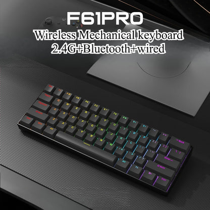 Keyboard Bluetooth Wireless Mechanical keyboards rgb Gamer teclado para tablet mecanico 60% ipad Backlit Mini usb key board