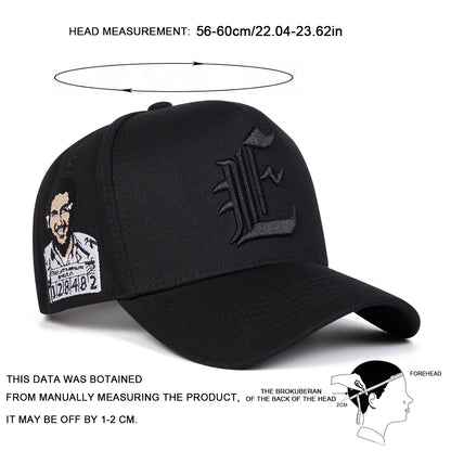 Casquettes de baseball unisexes brodées « E » – Printemps-automne – Chapeaux décontractés ajustables pour l’extérieur – Chapeau anti-UV – Casquette de sport