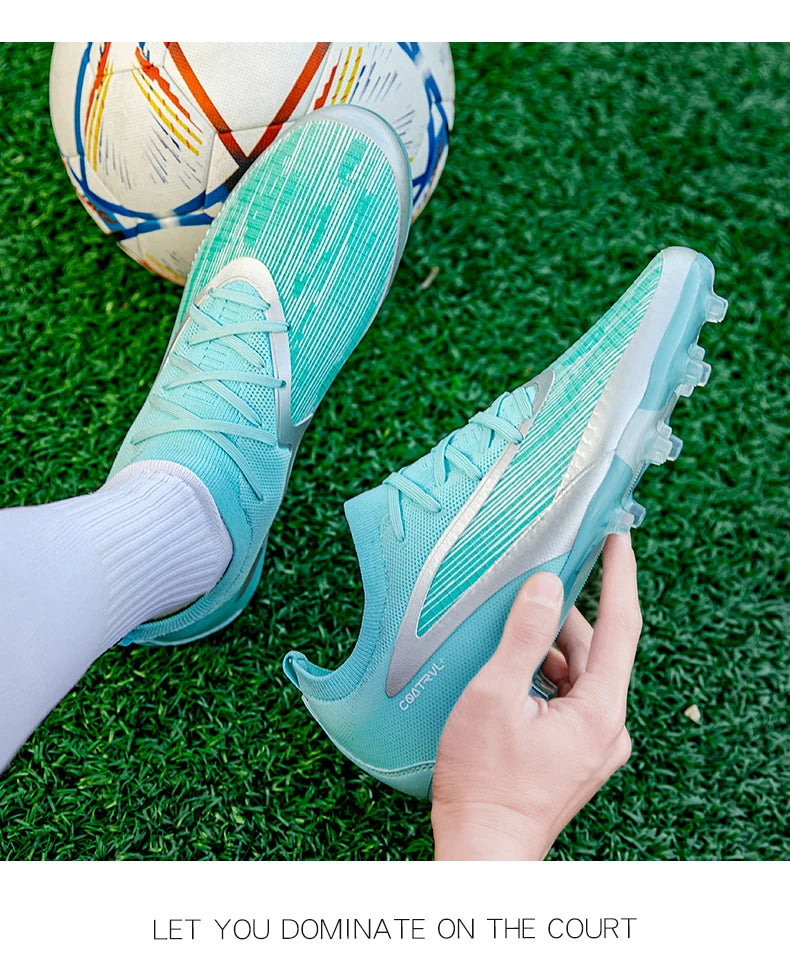 Heren New TF voetbalschoenen sneakers voor kunstgras, slijtvast, ademend, voor volwassenen, trainingsschoenen voor voetbal van topkwaliteit met noppen