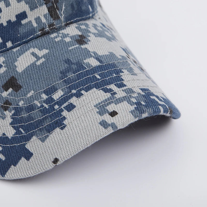 Adjustable Baseball Cap Summer Sunscreen Hat Camouflage Camo Camping Hiking Fishing Caps