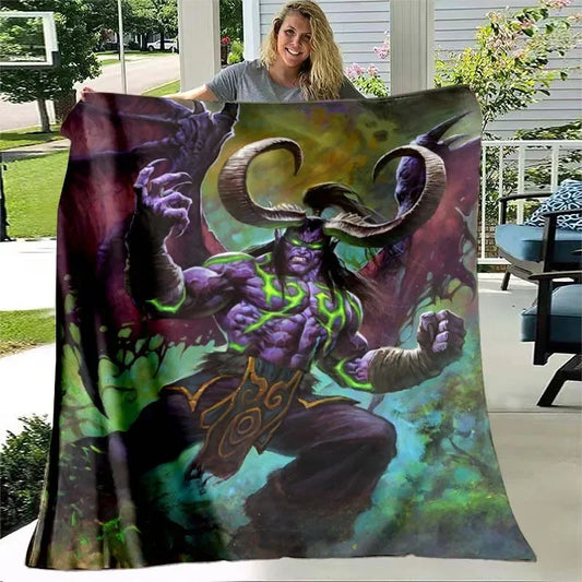 3D World of Warcraft pattern printed blanket bedroom living room home decor picnic blanket child room bed blankets birthday gift
