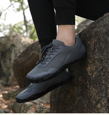 Men's Barefoot Hiking Shoes Breathable Outdoor Sports Climbing Shoes Trekking Sneakers Non-Slip Comfortable Men's Casual Jogging Footwear