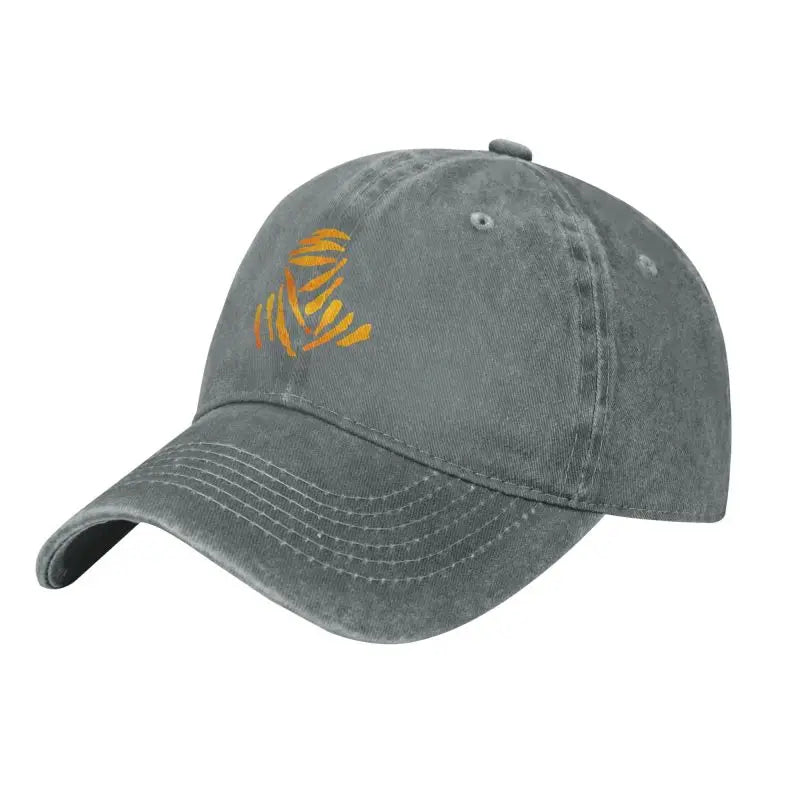 Cappellini da baseball vintage da rally fuoristrada D-Dakares, stile unisex, effetto consumato, lavati, cappellini da sole da viaggio, morbidi e non strutturati