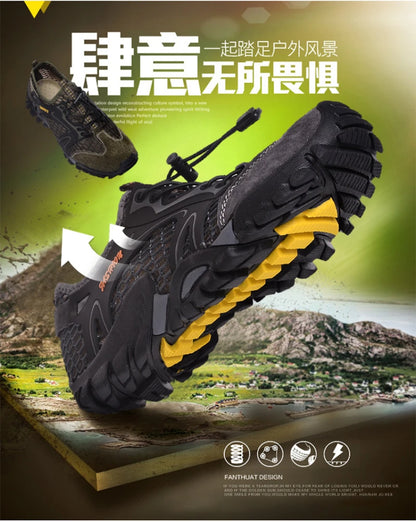 Breathable Outdoor Hiking Shoes Sports Wading Shoes Fishing Men's Shoes Summer Casual Sandals Comfortable and Breathable