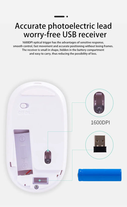 Lenovo Wireless Mouse USB Rechargeable Ergonomic Adjustable DPI Office Silent 2.4G Bluetooth Optical Electric Mouses Game Office