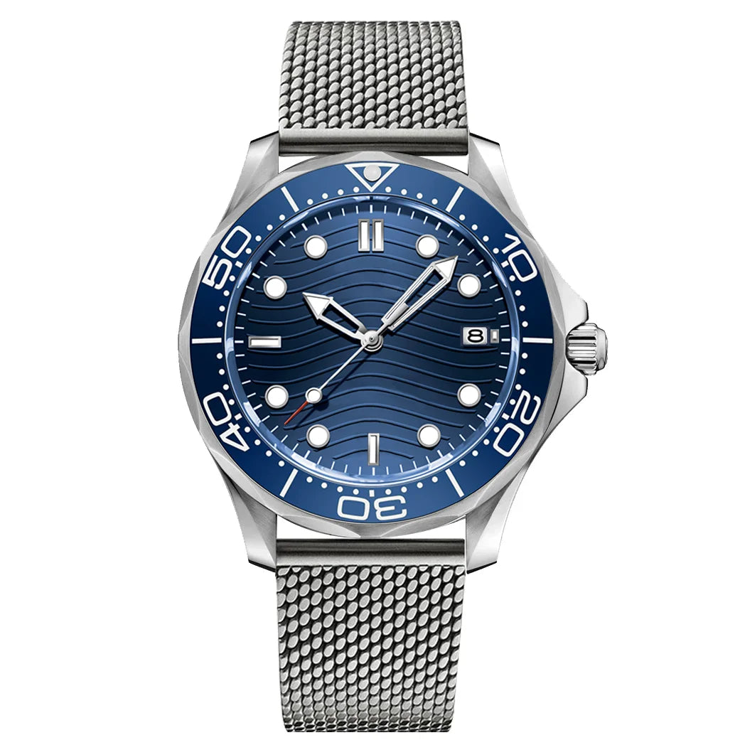 NEW Men's Watch Miyota 8215/ST1612 Mechanical Watch Ceramic bezel Black Dial - No Strap Included Suitable for 20MM Wide 2025