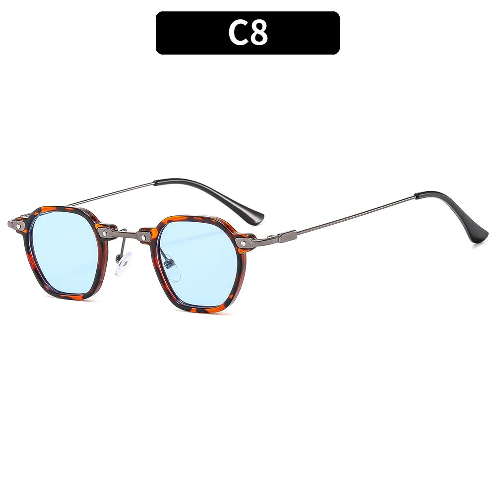 2025 Small Square Sunglasses Riding Driving Sun Glasses Women Men Brand Designer Metal Frame Eyewear Shades Oculos De Sol UV400