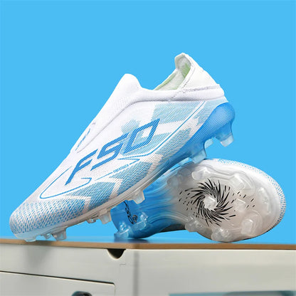 New Men Soccer Shoes Match Indoor Hot-selling Outdoor Football Boots Grass Cleats High-top Futsal Sneakers Non-Slip High-quality