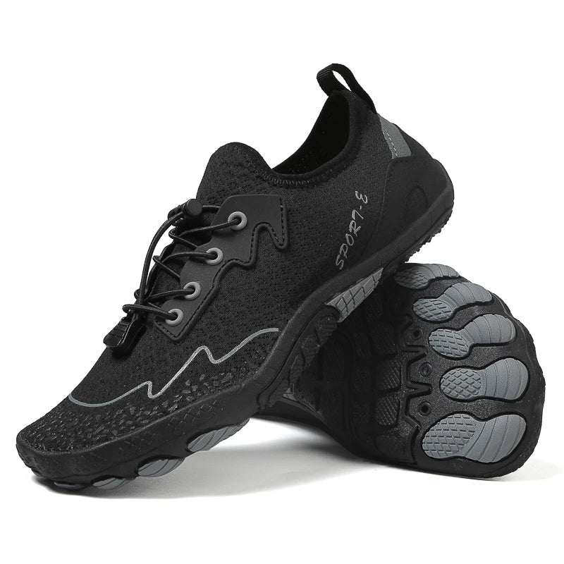 New Barefoot Wading Shoes Men and Women Mesh Quick-Drying Beach Shoes Outdoor Non-Slip Swimming Shoes Unisex Water Sports Shoes